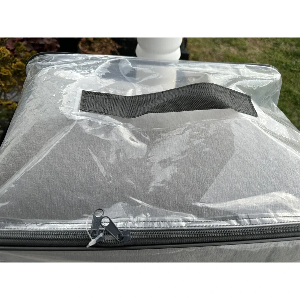 NEW Threshold Full / Queen 5pc Hollins Solid Comforter Set Gray‎